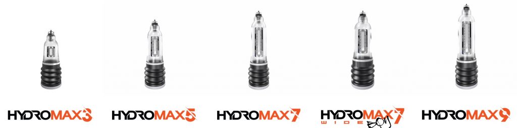 bathmate hydromax range